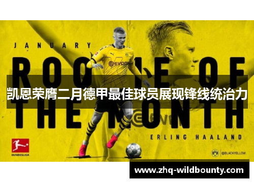 凯恩荣膺二月德甲最佳球员展现锋线统治力